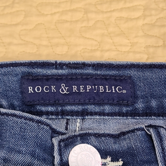 Rock & Republic Kashmiere crop jeans size 4 - Picture 4 of 9